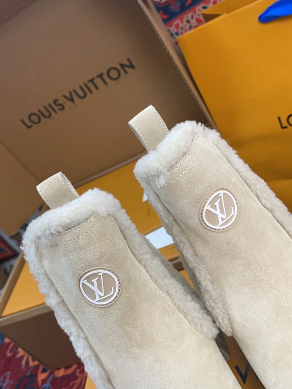 ルイヴィトン靴角部分ディテール